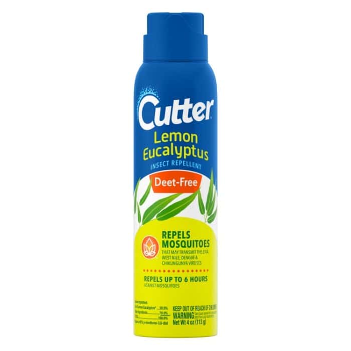 Bug repellent with oil of lemon eucalyptus